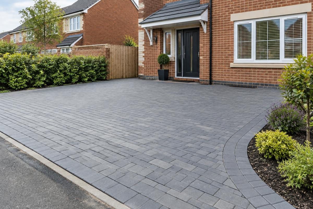 Illustrative example of a driveway