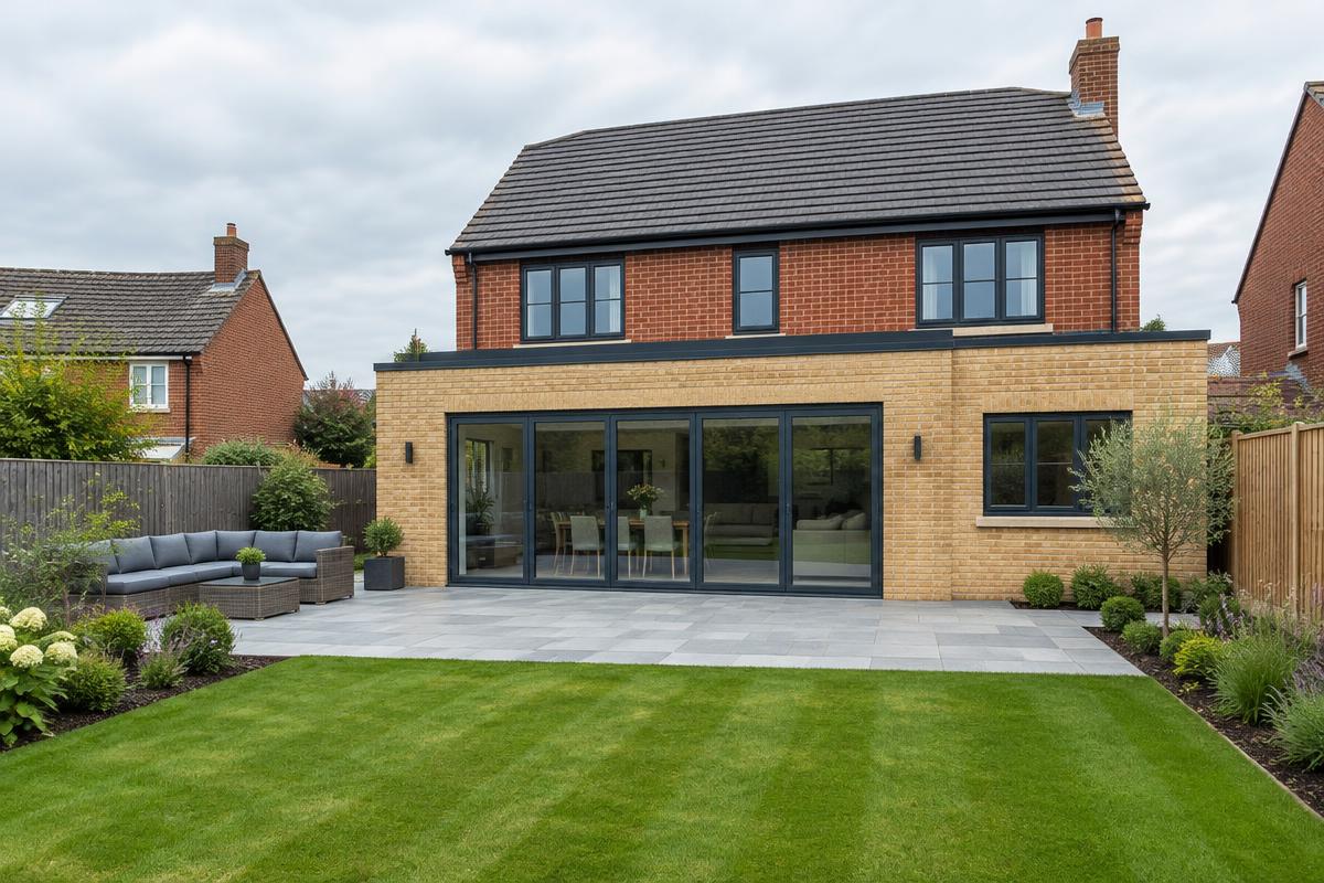 Illustrative example of a home extension